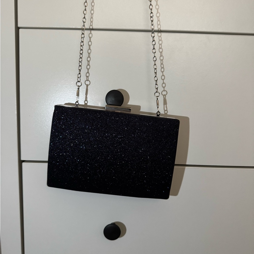 Elegant Navy Blue Clutch Bag